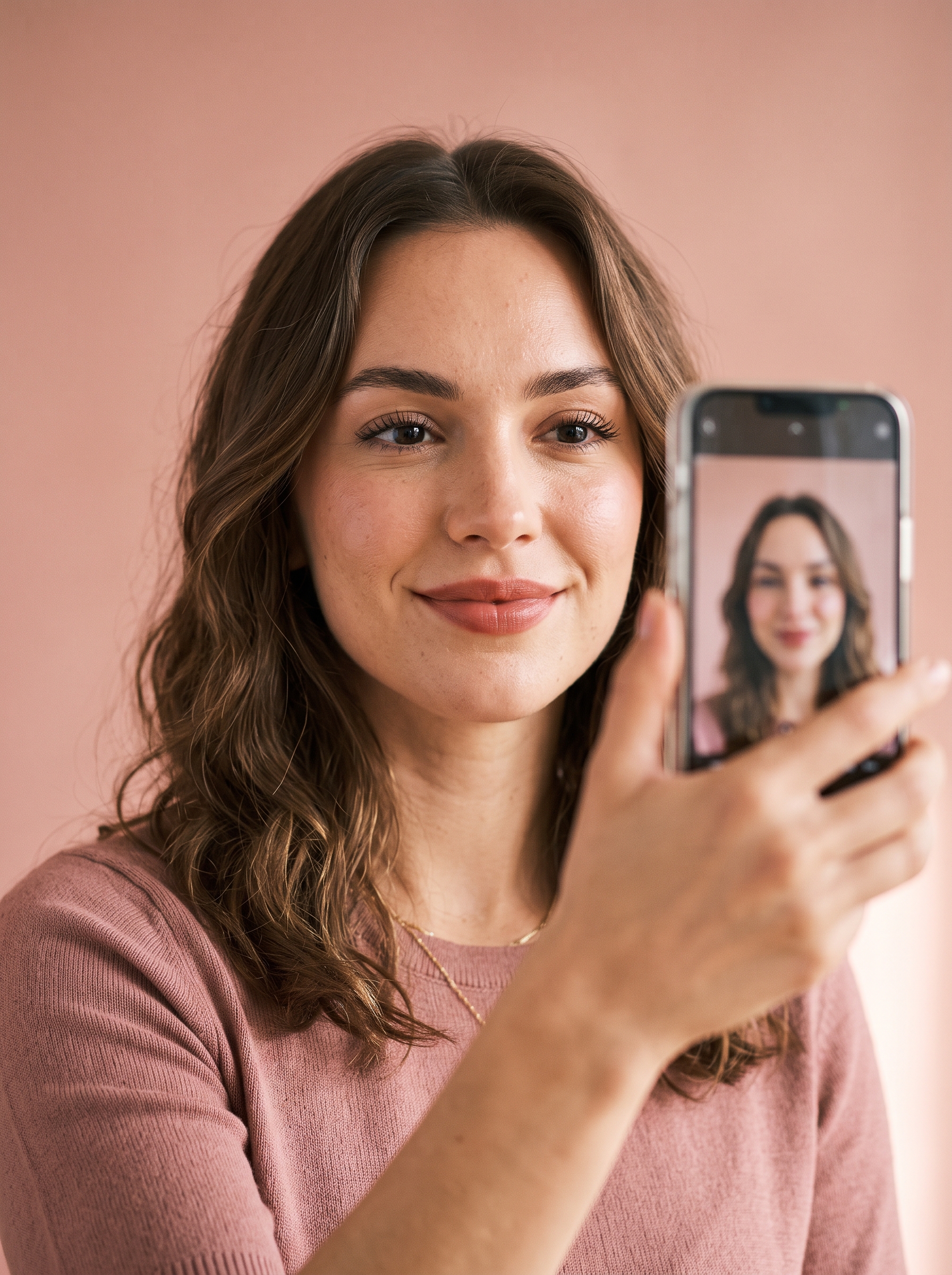 Uploading a portrait photo to preview lip filler
